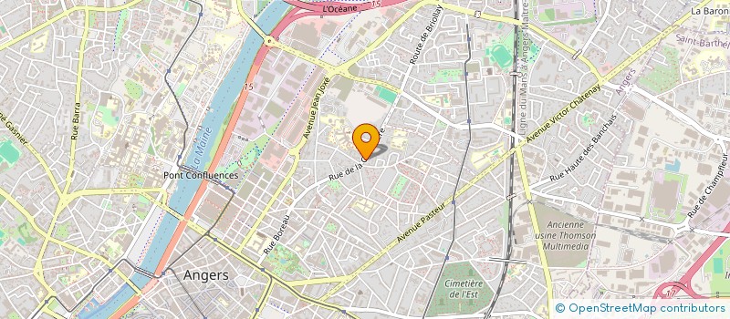 localisation de l'entreprise MADAME BARBARA BODZIONY  ANGERS