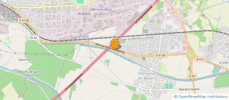 localisation de l'entreprise MADAME BARBARA BOLOGNA à VILLENEUVE-LES-BEZIERS