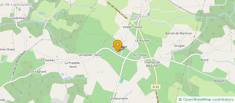 localisation de l'entreprise MADAME BARBARA BONNEFOND  MARANSIN