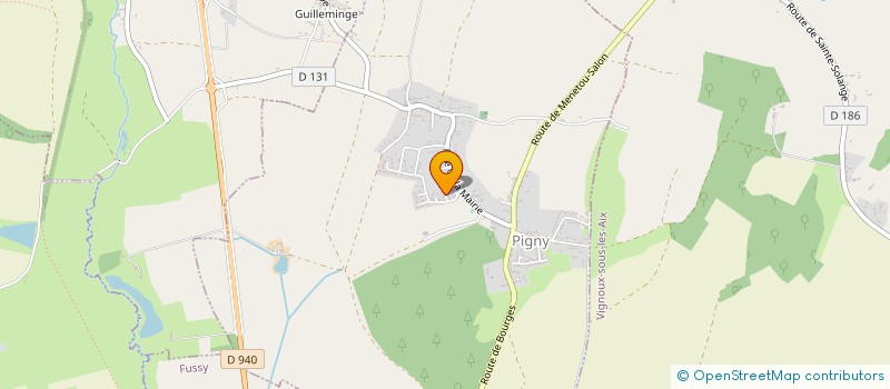 localisation de l'entreprise MADAME BARBARA BOSSELE  PIGNY