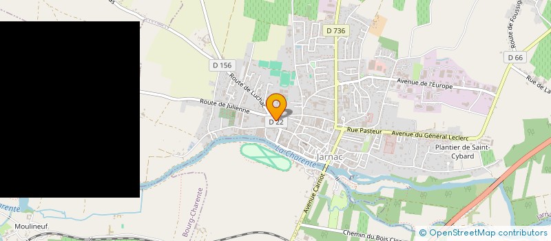 localisation de l'entreprise MADAME BARBARA BOUGNON à JARNAC