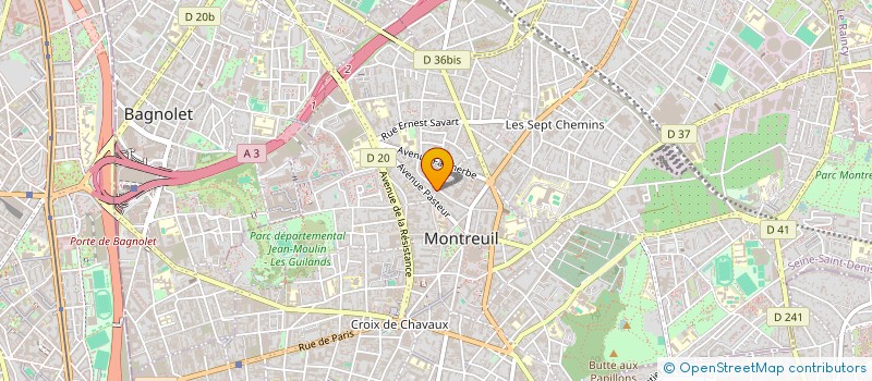 localisation de l'entreprise MADAME BARBARA BOUYNE à MONTREUIL