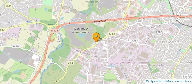 localisation de l'entreprise MADAME BARBARA BRESSO à COLOMIERS