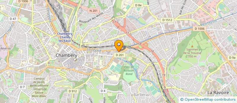 localisation de l'entreprise MADAME BARBARA BRESSOL à CHAMBERY