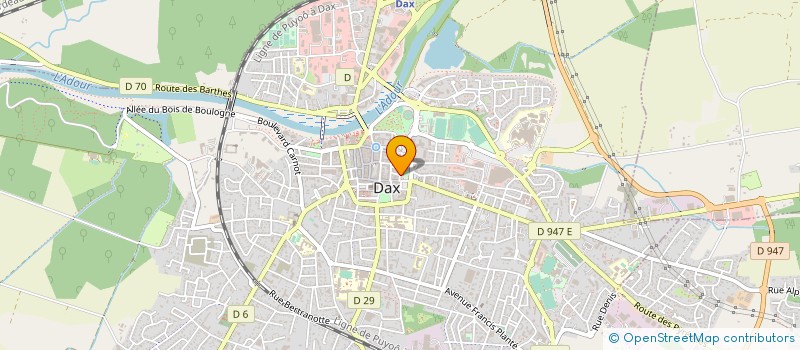 localisation de l'entreprise MADAME BARBARA CANLORBE  DAX