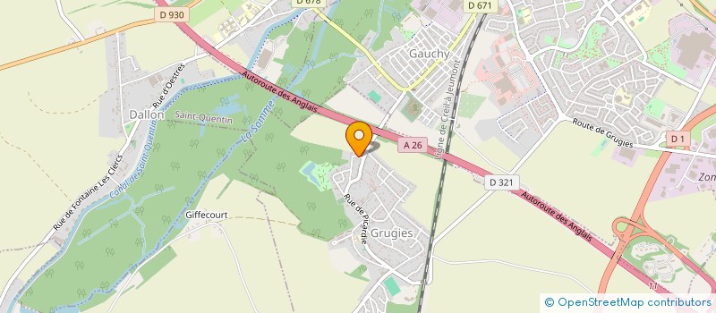 localisation de l'entreprise MADAME BARBARA CANNIOT  GRUGIES