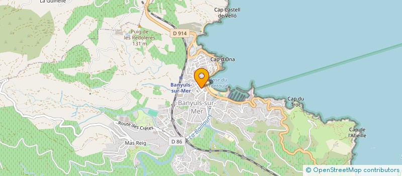 localisation de l'entreprise MADAME BARBARA CARDONER  BANYULS-SUR-MER