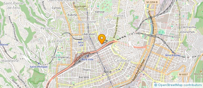 localisation de l'entreprise MADAME BARBARA CARVALHO DA ROCHA  NICE