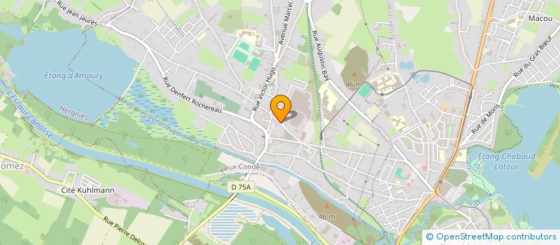 localisation de l'entreprise MADAME BARBARA CAULIEZ  VIEUX-CONDE