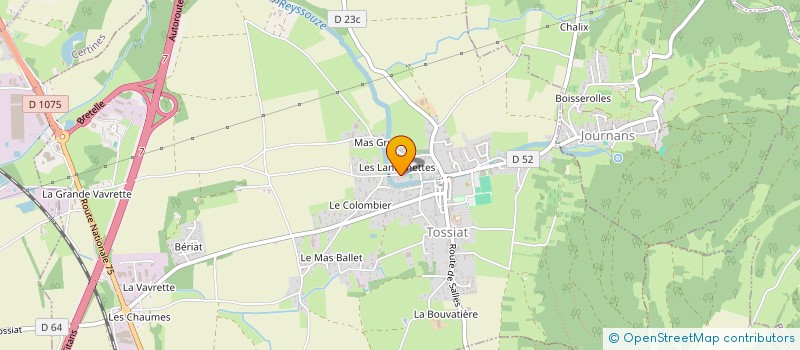 localisation de l'entreprise MADAME BARBARA CECILE LE SOURD  TOSSIAT