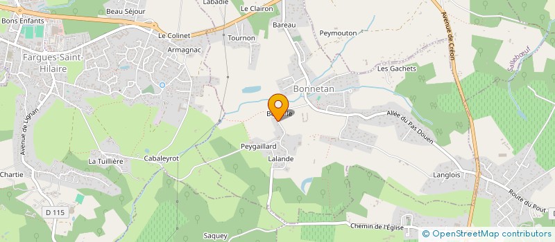 localisation de l'entreprise MADAME BARBARA CHAUFFEPIED  BONNETAN