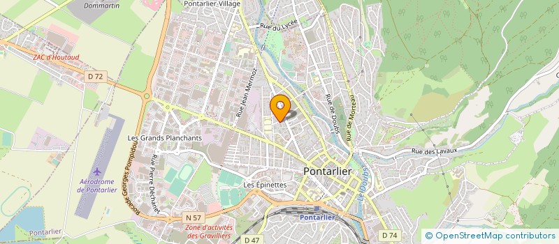 localisation de l'entreprise MADAME BARBARA CORDIER à PONTARLIER