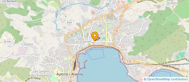 localisation de l'entreprise MADAME BARBARA COSTA BALRINHA à AJACCIO