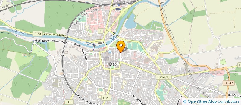 localisation de l'entreprise MADAME BARBARA COSTE  DAX