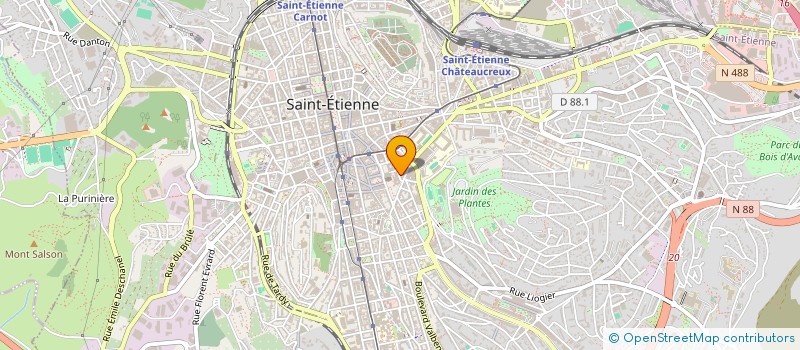 localisation de l'entreprise MADAME BARBARA COUTANSON à SAINT-ETIENNE