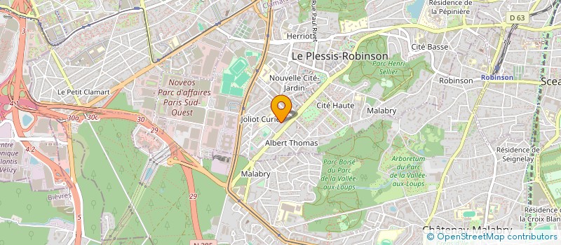 localisation de l'entreprise MADAME BARBARA CUTARELLI à LE PLESSIS-ROBINSON