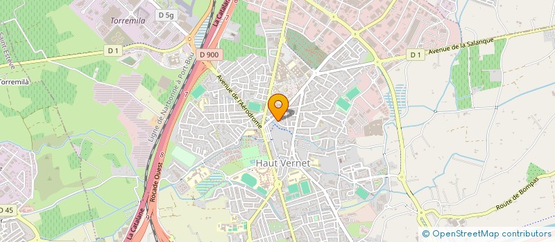 localisation de l'entreprise MADAME BARBARA D'ANGELO  PERPIGNAN