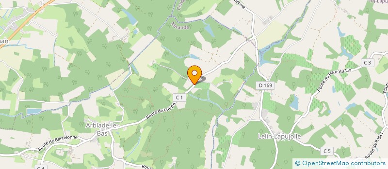 localisation de l'entreprise MADAME BARBARA DABOVAL  ARBLADE-LE-BAS