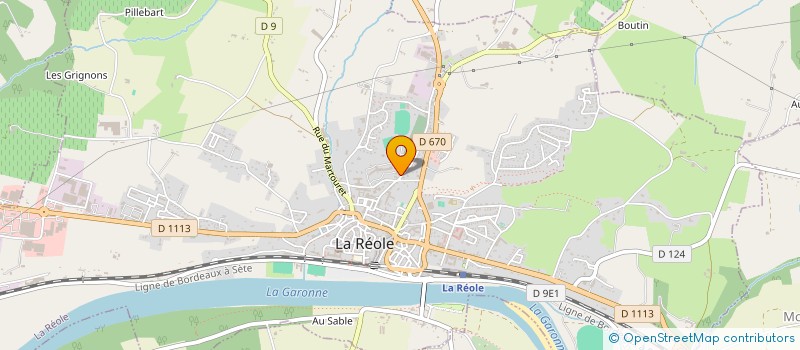 localisation de l'entreprise MADAME BARBARA DARASE  LA REOLE