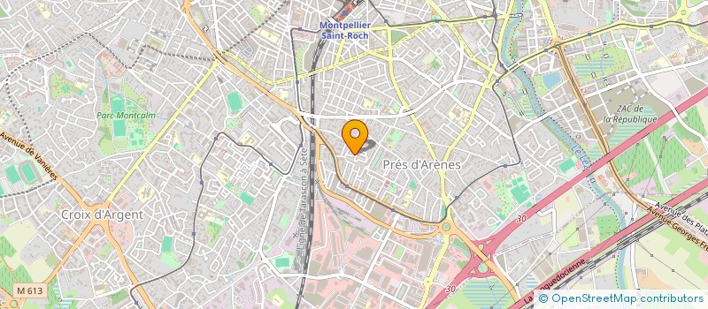 localisation de l'entreprise MADAME BARBARA DEFOSSE à MONTPELLIER