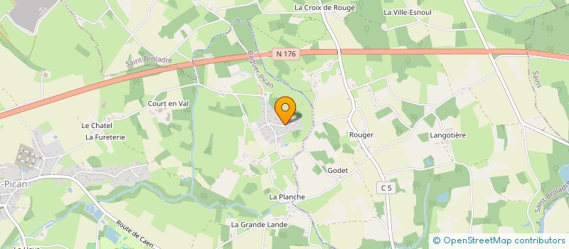 localisation de l'entreprise MADAME BARBARA DELACOURT  BAGUER-PICAN