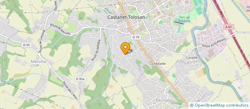 localisation de l'entreprise MADAME BARBARA DELETTRE à CASTANET-TOLOSAN