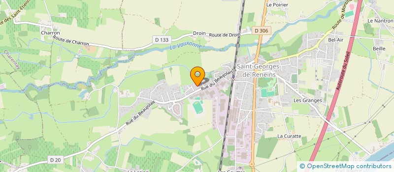 localisation de l'entreprise MADAME BARBARA DELORME  SAINT-GEORGES-DE-RENEINS