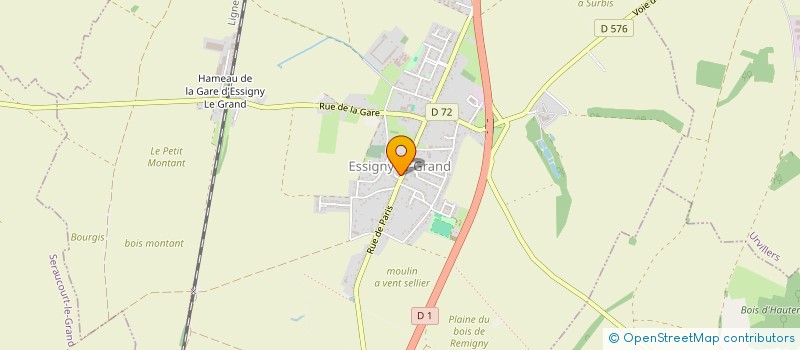 localisation de l'entreprise MADAME BARBARA DELPLACE  ESSIGNY-LE-GRAND