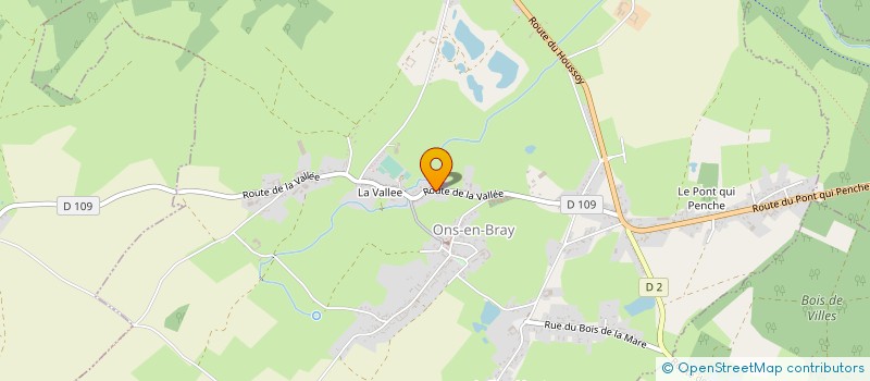 localisation de l'entreprise MADAME BARBARA DESCHAMPS  ONS-EN-BRAY