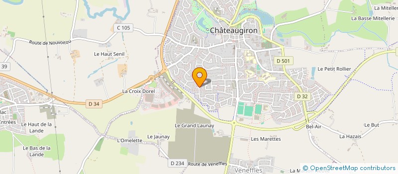 localisation de l'entreprise MADAME BARBARA DESHAYES à CHATEAUGIRON