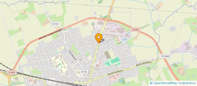 localisation de l'entreprise MADAME BARBARA DEVOS  HAZEBROUCK