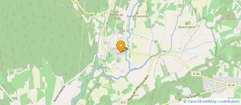 localisation de l'entreprise MADAME BARBARA DI NARDO  SALLES-SOUS-BOIS