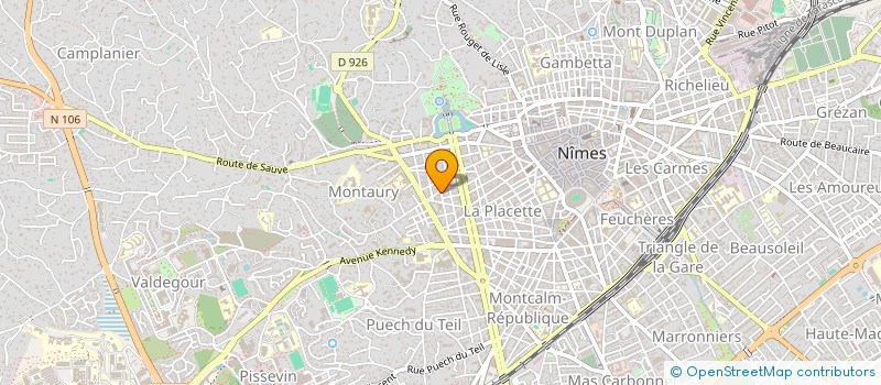 localisation de l'entreprise MADAME BARBARA DODET  NIMES