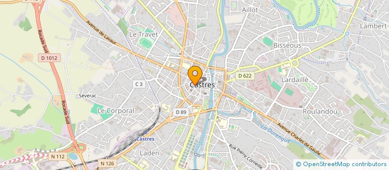 localisation de l'entreprise MADAME BARBARA DUFFAIT  CASTRES