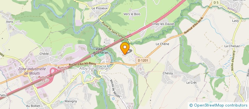 localisation de l'entreprise MADAME BARBARA DUMOULIN  ALBY-SUR-CHERAN