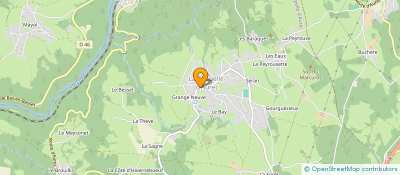 localisation de l'entreprise MADAME BARBARA DUTIN  LA CHAPELLE-D'AUREC