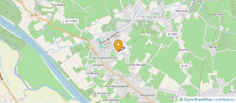 localisation de l'entreprise MADAME BARBARA DUVILLE  SAINT-MAIXANT