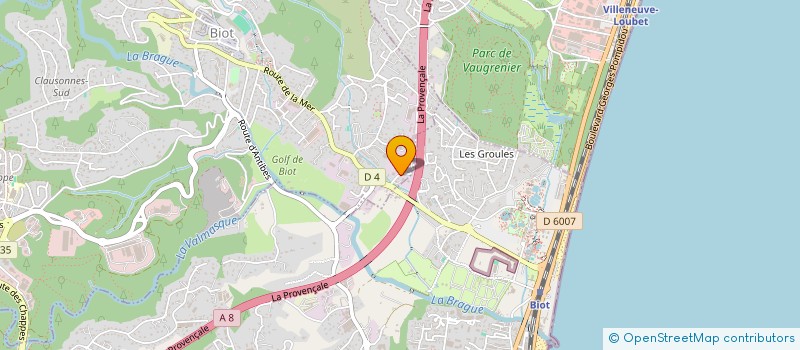 localisation de l'entreprise MADAME BARBARA ESCOFFIER  BIOT