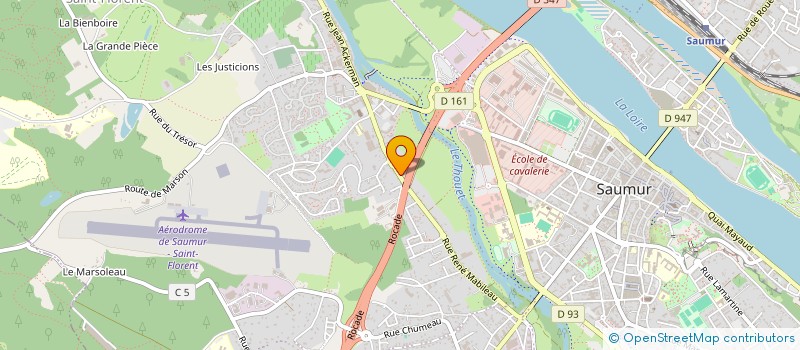 localisation de l'entreprise MADAME BARBARA FAESSEL  SAUMUR