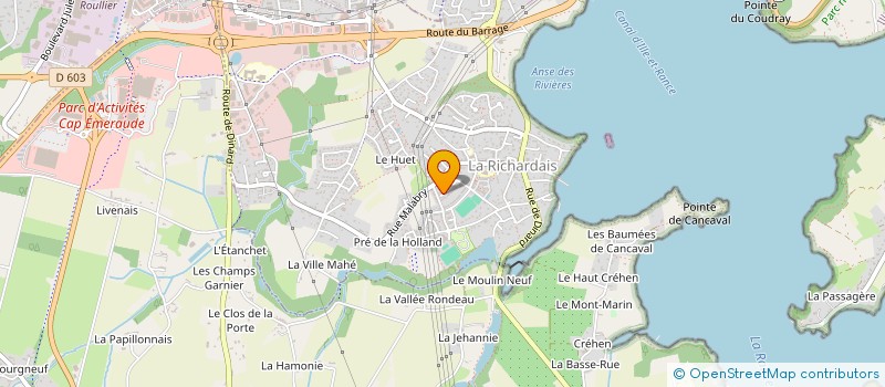 localisation de l'entreprise MADAME BARBARA FAUVEL  LA RICHARDAIS