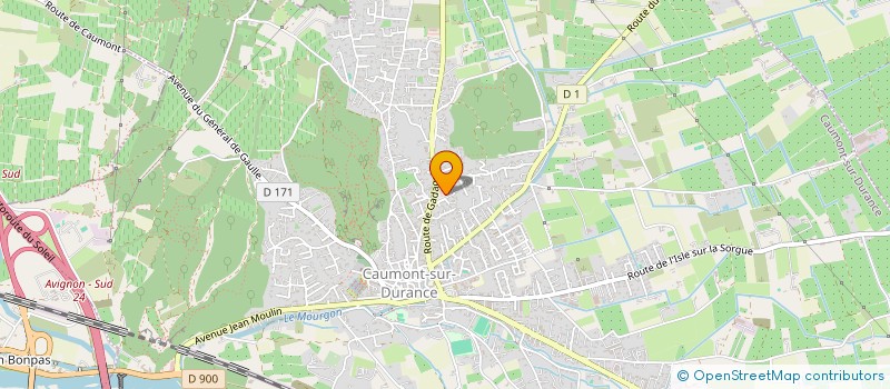 localisation de l'entreprise MADAME BARBARA FAVIER  CAUMONT-SUR-DURANCE