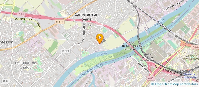 localisation de l'entreprise MADAME BARBARA FERREIRA à CARRIERES-SUR-SEINE