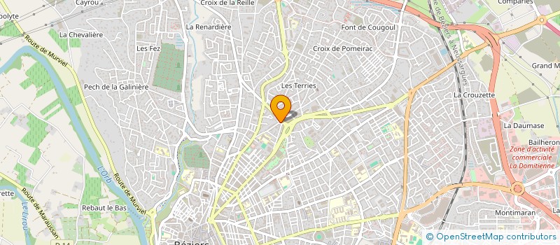 localisation de l'entreprise MADAME BARBARA FISCHESSER  BEZIERS