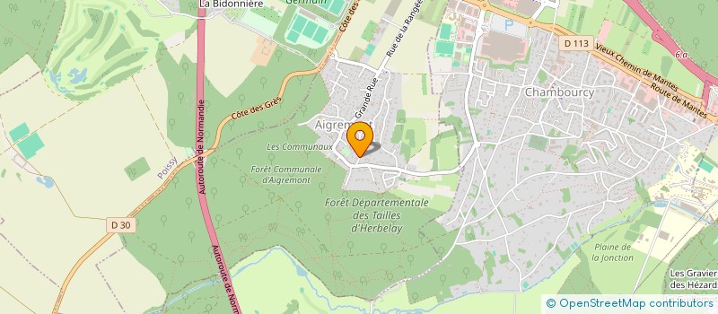 localisation de l'entreprise MADAME BARBARA FONTAINE  AIGREMONT