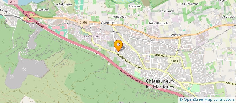 localisation de l'entreprise MADAME BARBARA FONTAINE  MARTIGUES