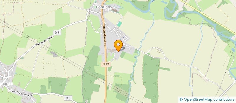 localisation de l'entreprise MADAME BARBARA FOUQUIN  PONTIGNY