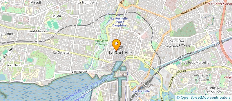 localisation de l'entreprise MADAME BARBARA FOURASTIER  LA ROCHELLE