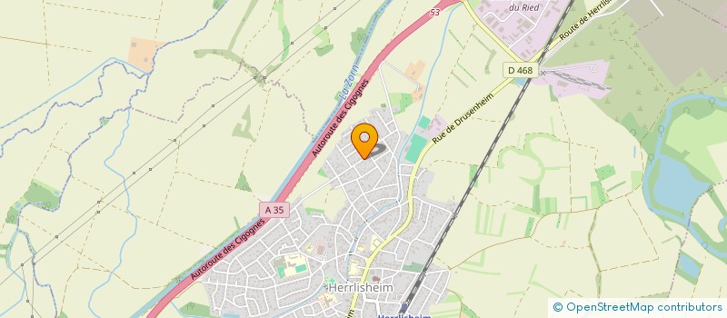 localisation de l'entreprise MADAME BARBARA FREY  HERRLISHEIM