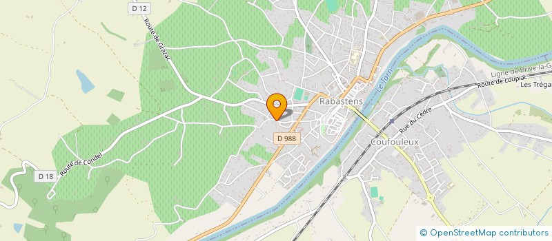 localisation de l'entreprise MADAME BARBARA FROLI  RABASTENS