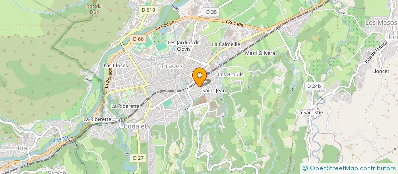 localisation de l'entreprise MADAME BARBARA GALLIER  PRADES